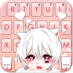 cute cat boy theme android application logo